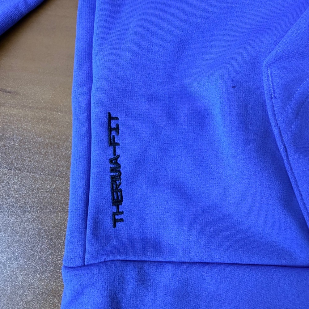 Nike Therma-FIT Mens Training Hoodie Blue Pullover DQ4834-411 Large NEW - Picture 9 of 10